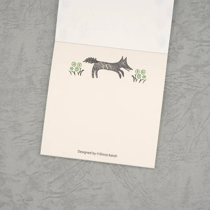 Kinose Printing Little Red Riding Hood Block Memo Pad
