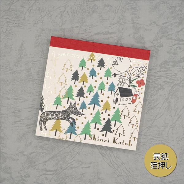 Kinose Printing Little Red Riding Hood Block Memo Pad