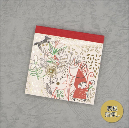 Kinose Printing Little Red Riding Hood Block Memo Pad