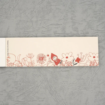 Kinose Printing Little Red Riding Hood Mini Letter Pad