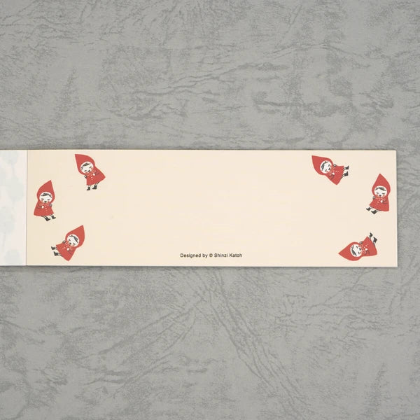 Kinose Printing Little Red Riding Hood Mini Letter Pad