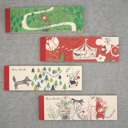 Kinose Printing Little Red Riding Hood Mini Letter Pad