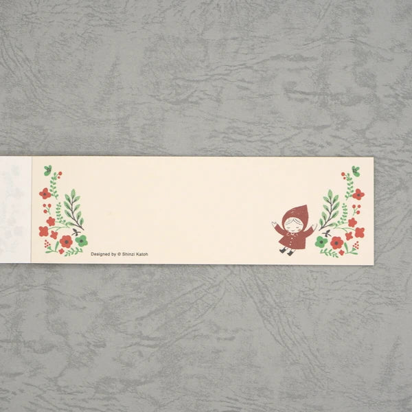 Kinose Printing Little Red Riding Hood Mini Letter Pad