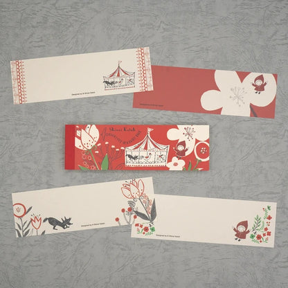 Kinose Printing Little Red Riding Hood Mini Letter Pad