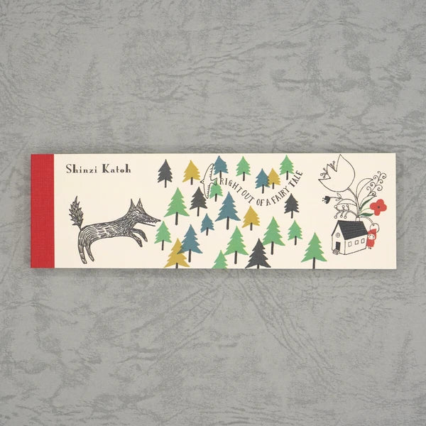 Kinose Printing Little Red Riding Hood Mini Letter Pad