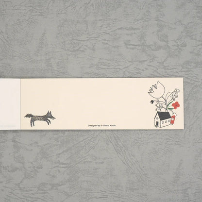 Kinose Printing Little Red Riding Hood Mini Letter Pad