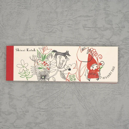 Kinose Printing Little Red Riding Hood Mini Letter Pad
