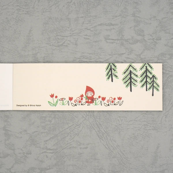 Kinose Printing Little Red Riding Hood Mini Letter Pad