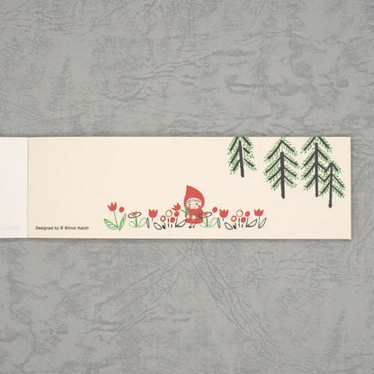 Kinose Printing Little Red Riding Hood Mini Letter Pad