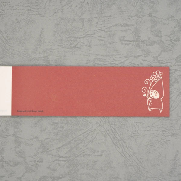Kinose Printing Little Red Riding Hood Mini Letter Pad