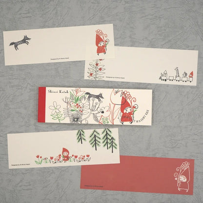 Kinose Printing Little Red Riding Hood Mini Letter Pad