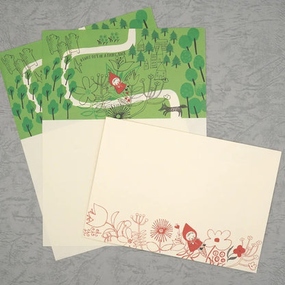 Kinose Printing Little Red Riding Hood Letter Set