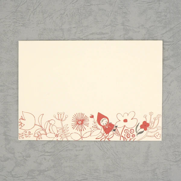 Kinose Printing Little Red Riding Hood Letter Set