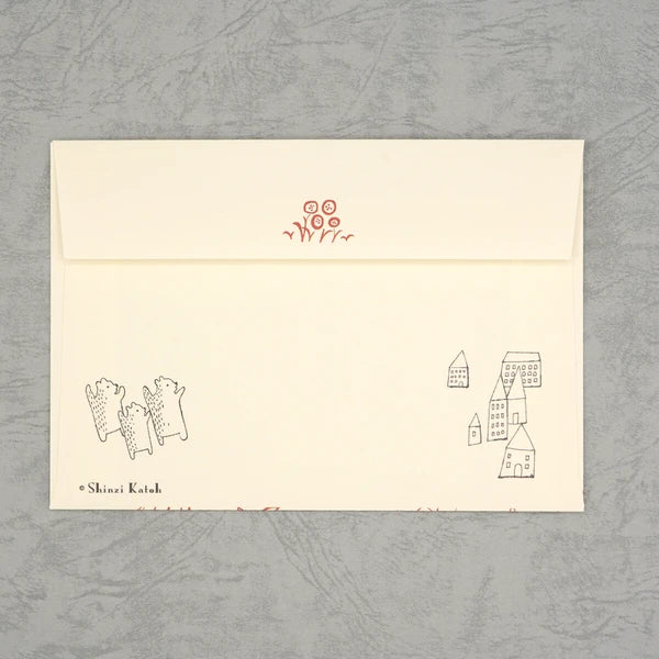 Kinose Printing Little Red Riding Hood Letter Set