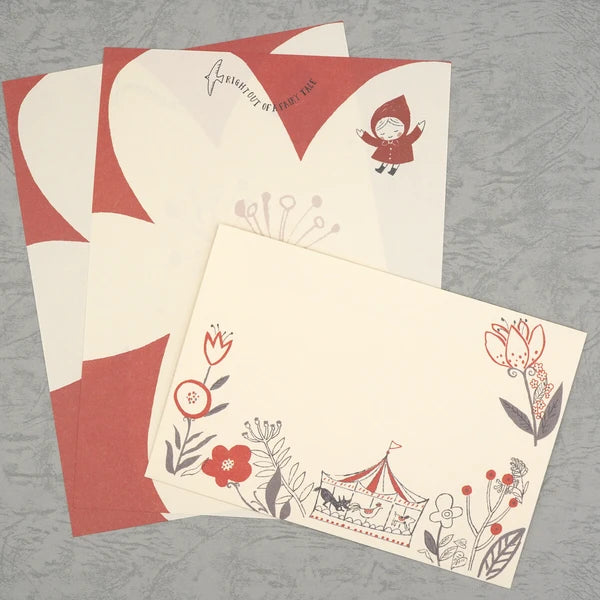 Kinose Printing Little Red Riding Hood Letter Set