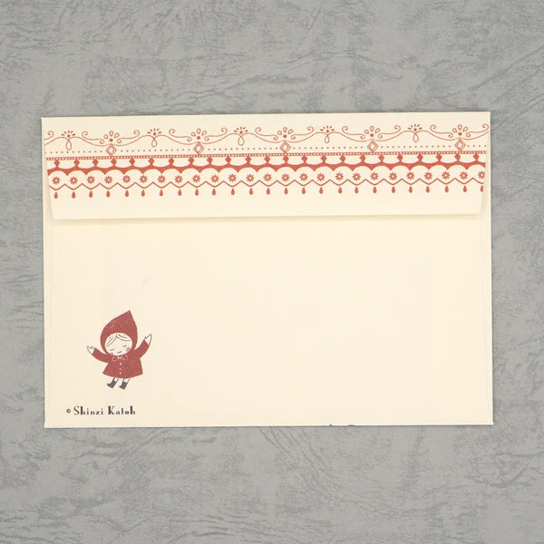 Kinose Printing Little Red Riding Hood Letter Set