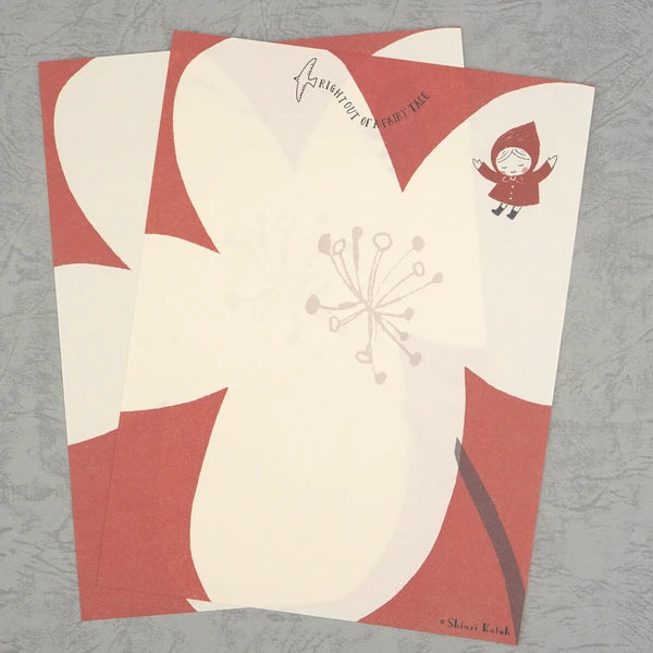 Kinose Printing Little Red Riding Hood Letter Set