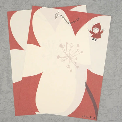 Kinose Printing Little Red Riding Hood Letter Set