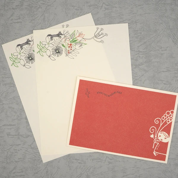 Kinose Printing Little Red Riding Hood Letter Set