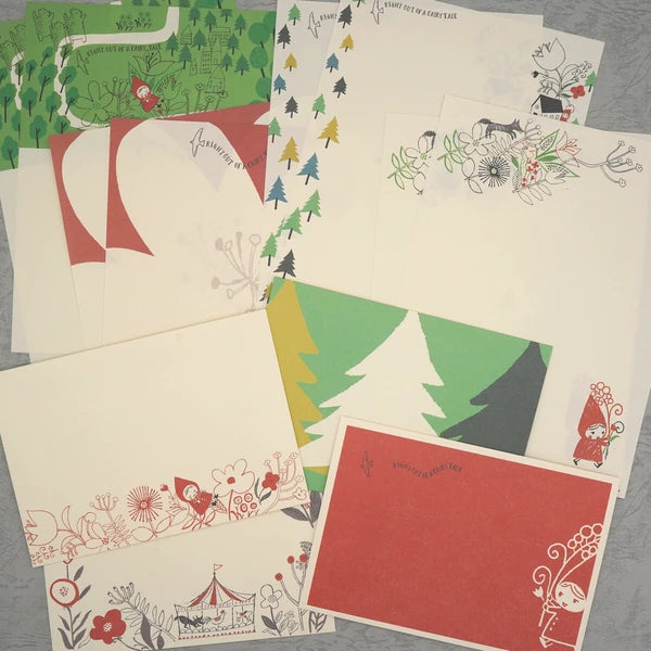 Kinose Printing Little Red Riding Hood Letter Set