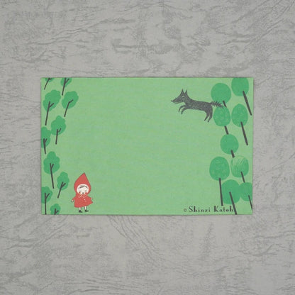 Kinose Printing Little Red Riding Hood Mini Letter Set
