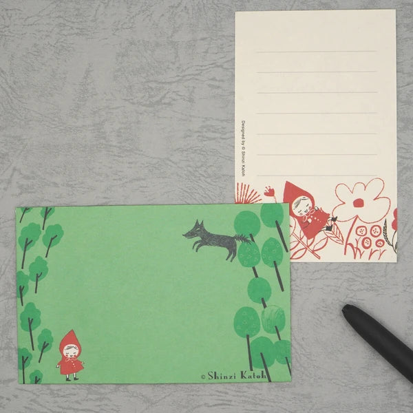 Kinose Printing Little Red Riding Hood Mini Letter Set