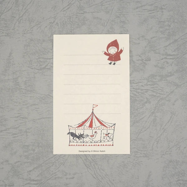 Kinose Printing Little Red Riding Hood Mini Letter Set