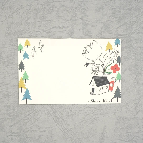 Kinose Printing Little Red Riding Hood Mini Letter Set