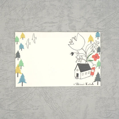 Kinose Printing Little Red Riding Hood Mini Letter Set