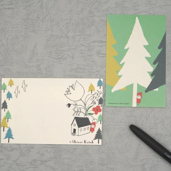 Kinose Printing Little Red Riding Hood Mini Letter Set