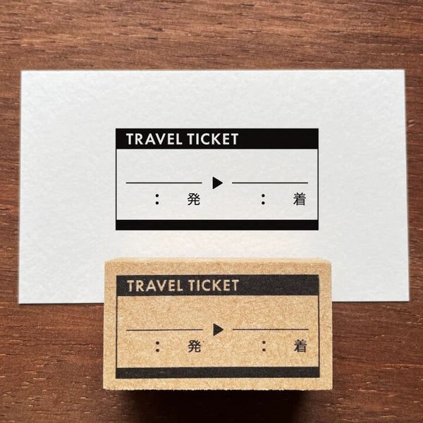 STAMP MARCHE Travel Log Ticket