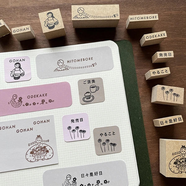 STAMP MARCHE HITOMEBORE Love at First Sight Soeru Rubber Stamp