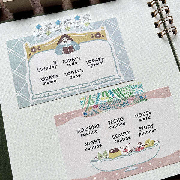 STAMP MARCHE Beauty Routine Soeru Rubber Stamp