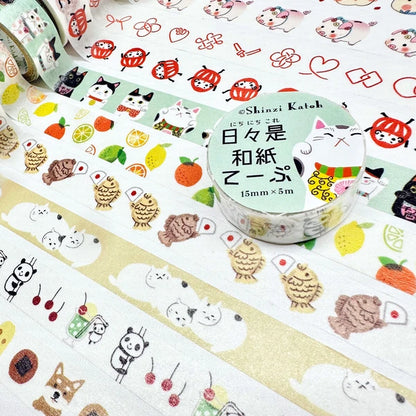 SEAL-DO PRINTING Hibikore Washi Tape - Daruma-san Ga Koronda - Additional product image