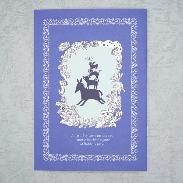 Kinose Printing Grimm Fairy Tales Town Musicians of Bremen II Notebook