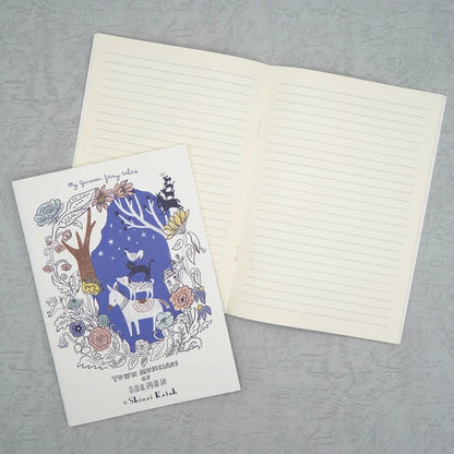 Kinose Printing Grimm Fairy Tales Town Musicians of Bremen II Notebook