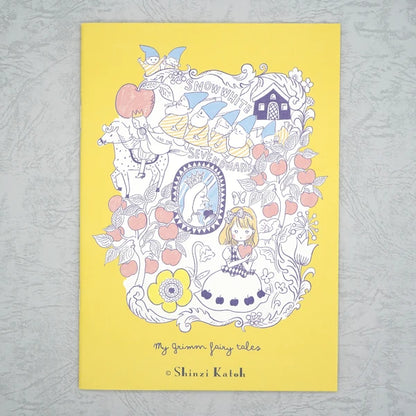 Kinose Printing Grimm Fairy Tales Snow White II Notebook
