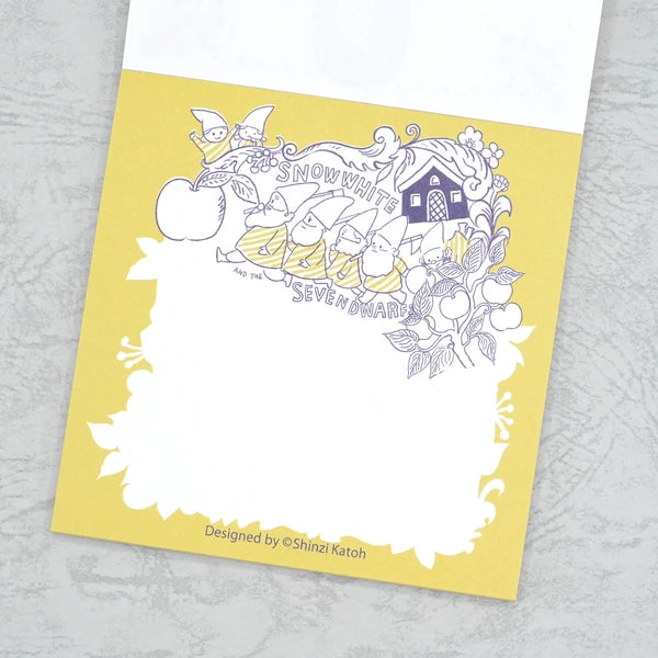 Kinose Printing Grimm Fairy Tales Snow White II Block Memo Pad