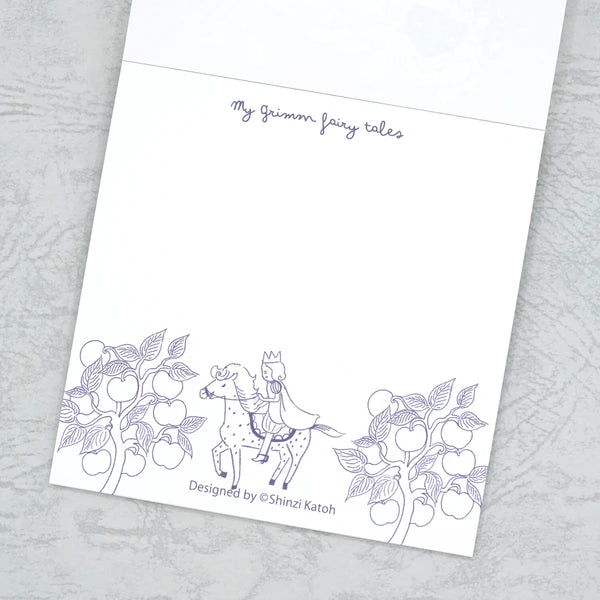 Kinose Printing Grimm Fairy Tales Snow White II Block Memo Pad