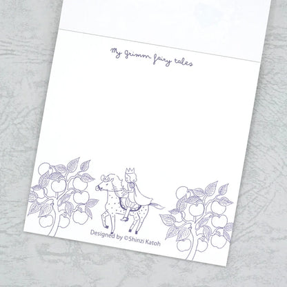 Kinose Printing Grimm Fairy Tales Snow White II Block Memo Pad