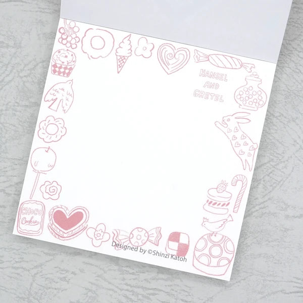 Kinose Printing Grimm Fairy Tales Hansel and Gretel II Block Memo Pad