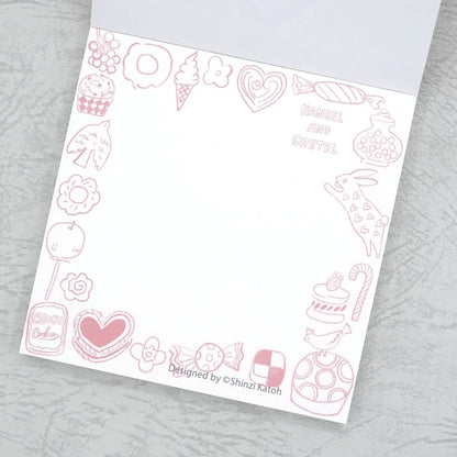 Kinose Printing Grimm Fairy Tales Hansel and Gretel II Block Memo Pad