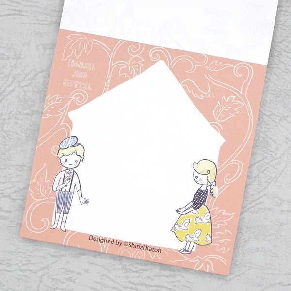 Kinose Printing Grimm Fairy Tales Hansel and Gretel II Block Memo Pad