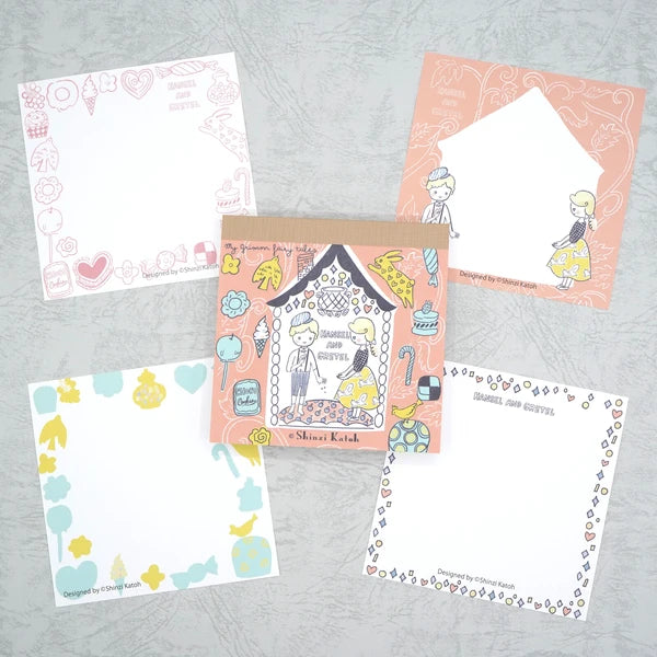 Kinose Printing Grimm Fairy Tales Hansel and Gretel II Block Memo Pad