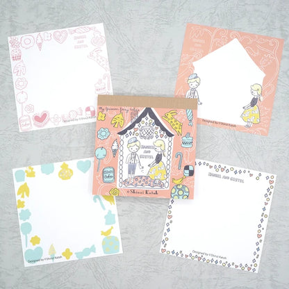 Kinose Printing Grimm Fairy Tales Hansel and Gretel II Block Memo Pad