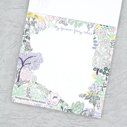 Kinose Printing Grimm Fairy Tales Cinderella Block Memo Pad