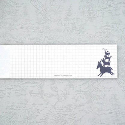 Kinose Printing Grimm Fairy Tales Town Musicians of Bremen II Mini Letter Pad