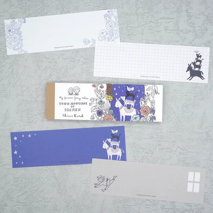 Kinose Printing Grimm Fairy Tales Town Musicians of Bremen II Mini Letter Pad