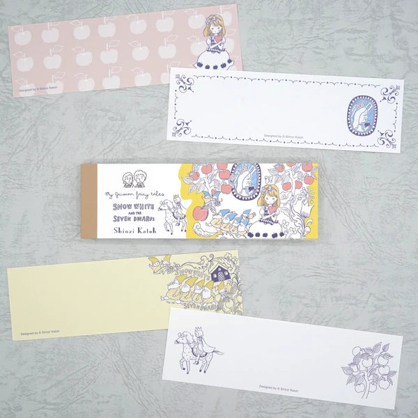 Kinose Printing Grimm Fairy Tales Snow White II Mini Letter Pad