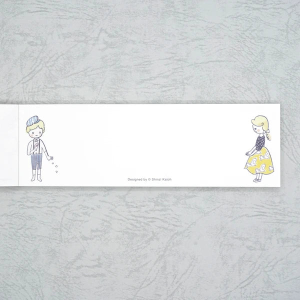 Kinose Printing Grimm Fairy Tales Hansel and Gretel II Mini Letter Pad
